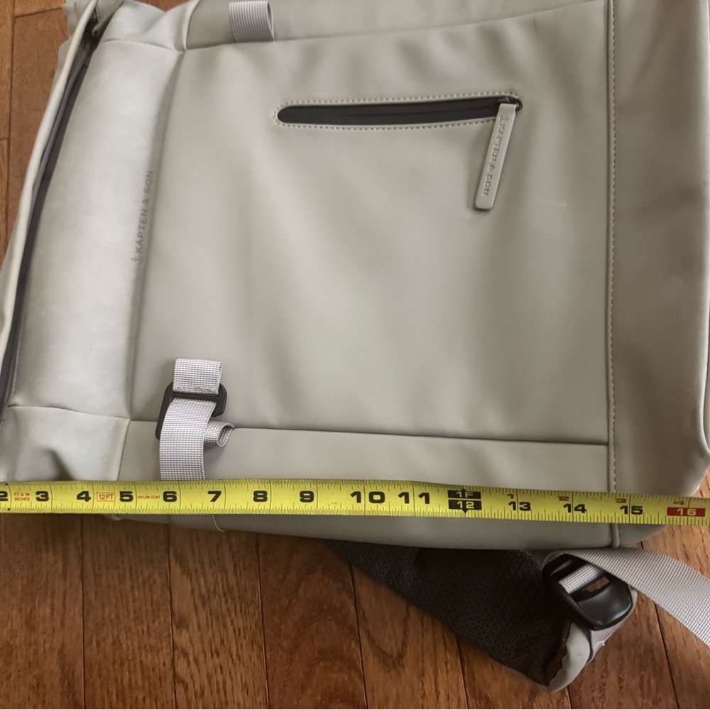 $170 Kapten & Son Helsinki Sandstone backpack, water resistant, lightweight, - Picture 11 of 11